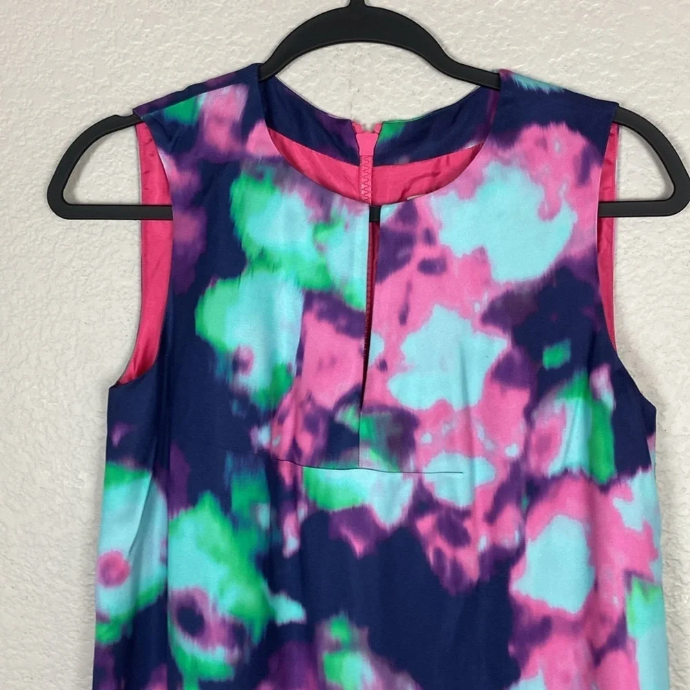 Kate Spade abstract floral sleeveless dress